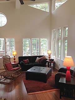 View of Two-story Living Space